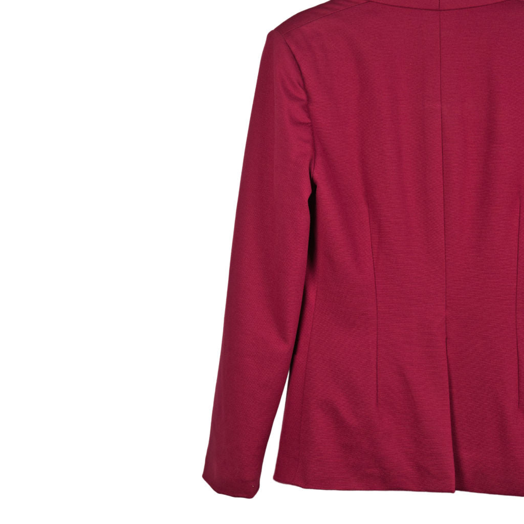 Giacca Donna Bordeaux Sartoriale con Bottoni Argentati