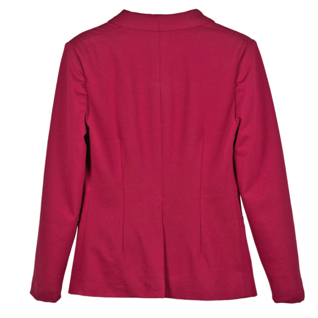 Giacca Donna Bordeaux Sartoriale con Bottoni Argentati