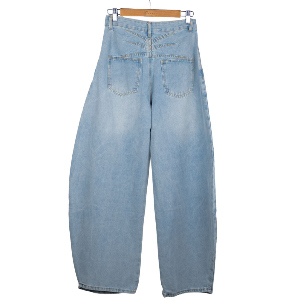 Jeans Balloon Lavaggio Chiaro