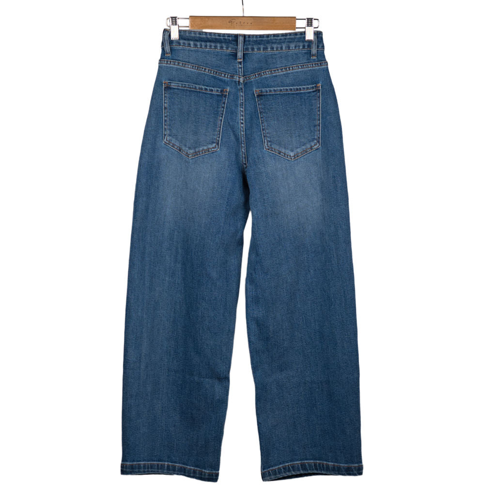 Jeans Donna Wide Leg Cropped