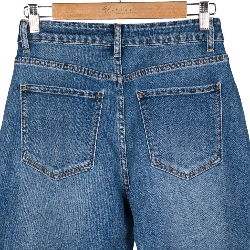 Jeans Donna Wide Leg Cropped