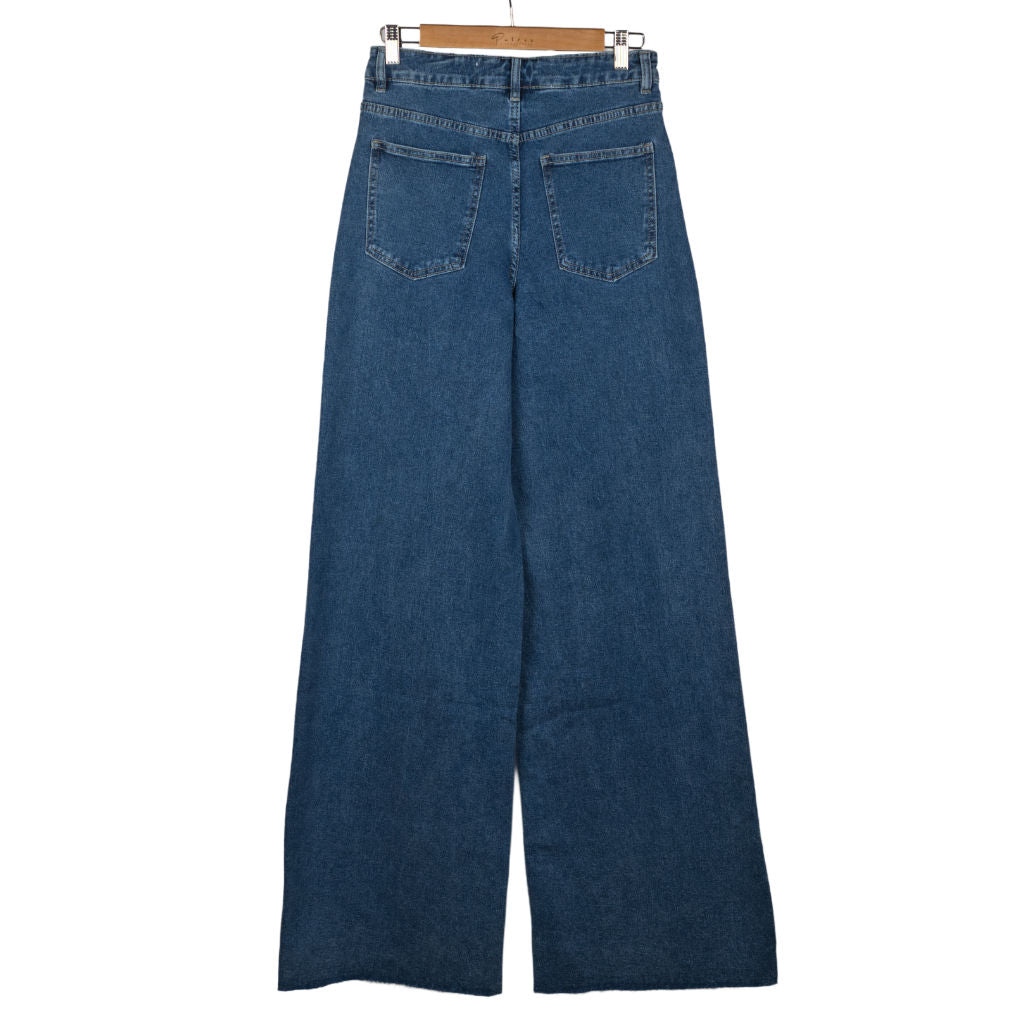 Jeans Donna Wide Leg Orlo Vivo